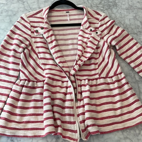 Free People striped coat - size small - Picture 3 of 5